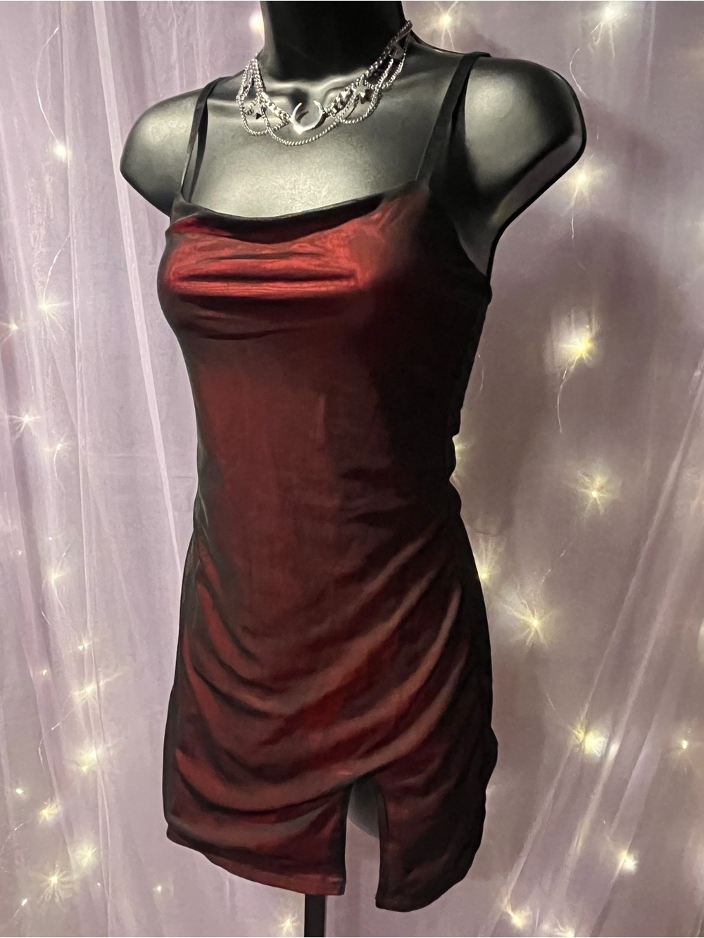 Red Slip Dress